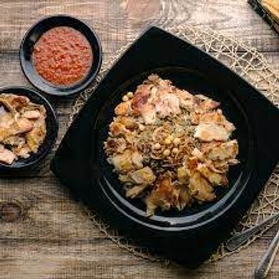 Mix Koshary With Chicken Casserole