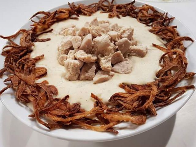Keshk with Crispy Onions