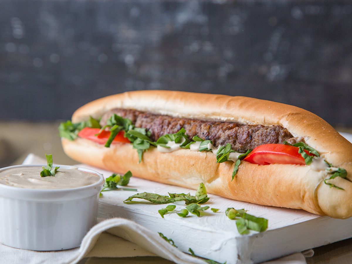 Grilled Kofta Sandwich