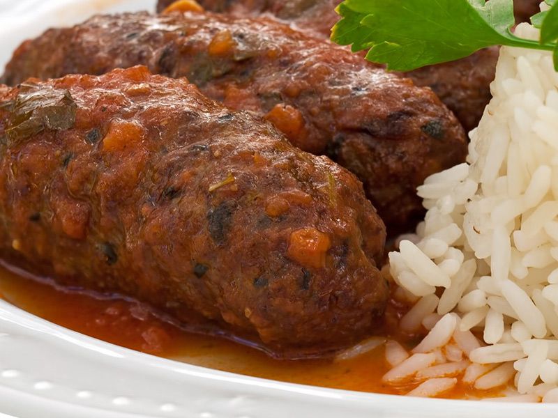 Rice Kofta Meal