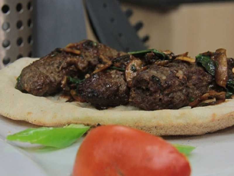 Kofta With Mushroom Sandwich