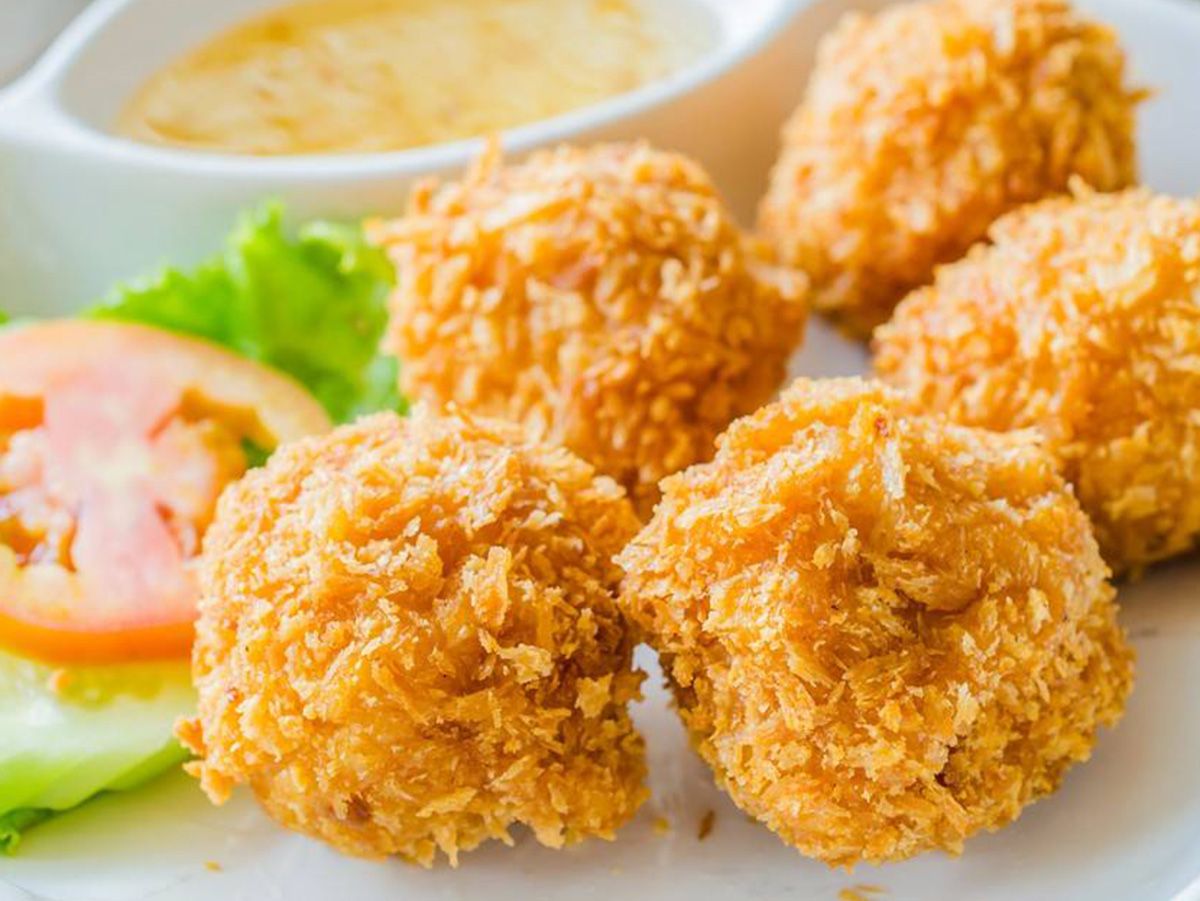 Shrimp Kofta With Mozzarella