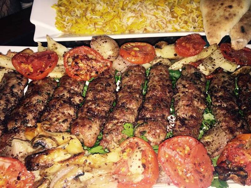 Kilo grilled baladi meat kofta with Mahashi