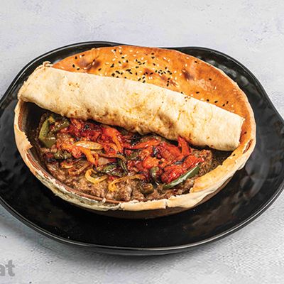 Kofta Casserole with Tomatoes
