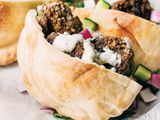 Charcoal kofta sandwich
