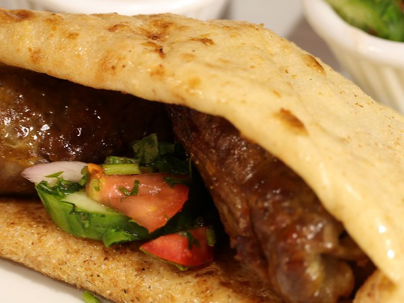 Charcoal Grilled Kofta Sandwich