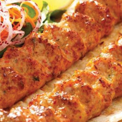 Grilled chicken kofta