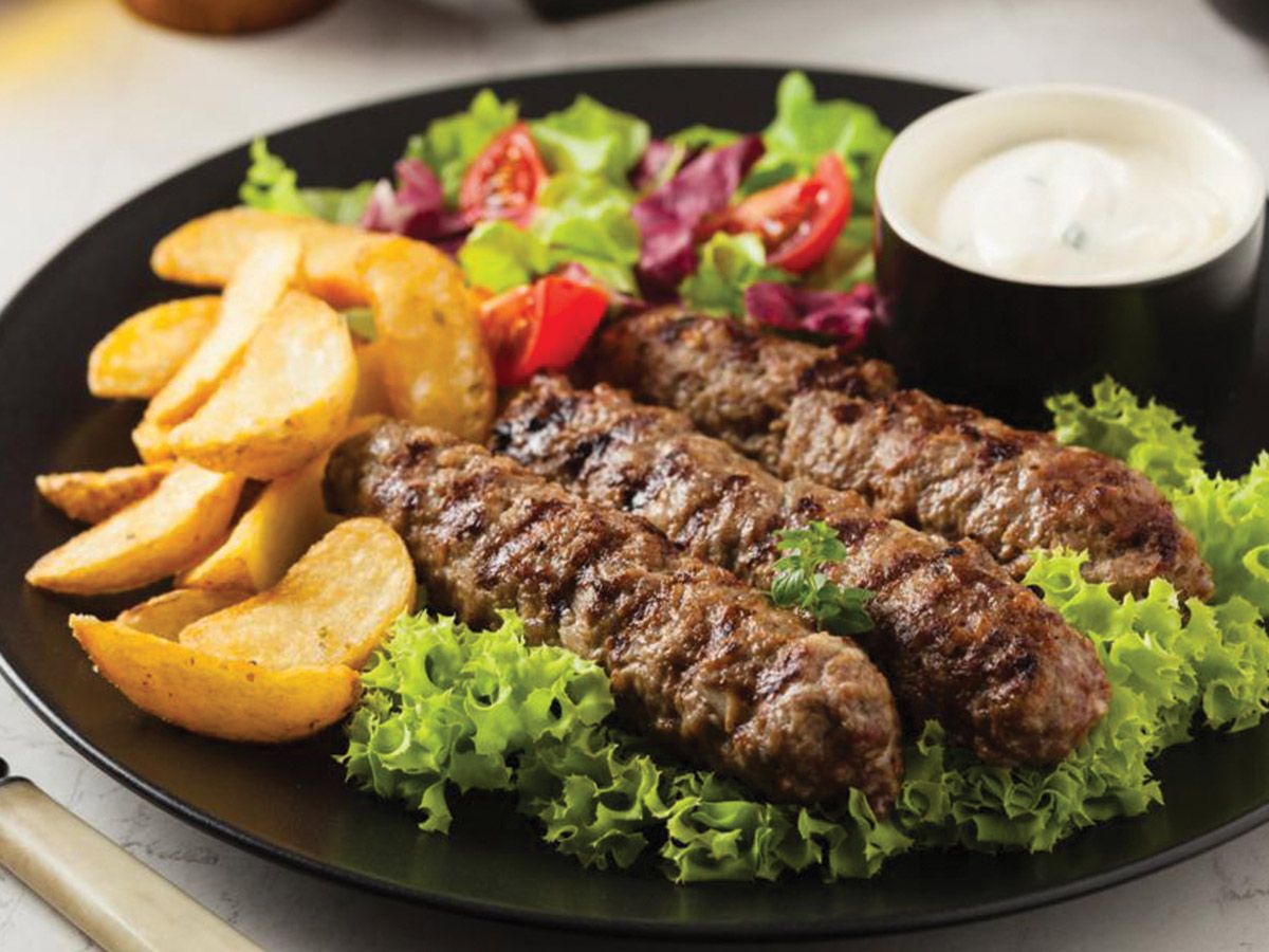 1/4 Grilled Kofta Platter