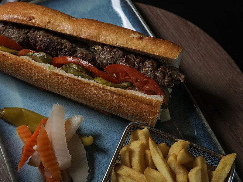 Grilled Kofta Sandwich