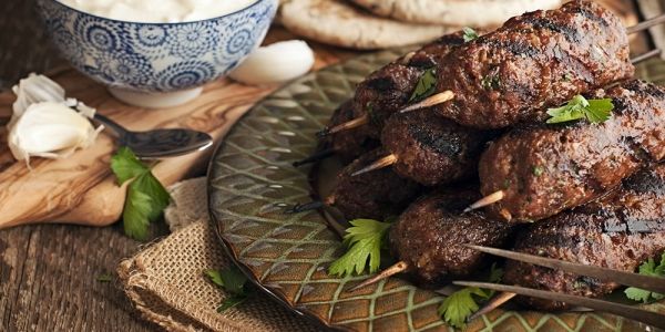 Kofta With Oriental Sausage Meal