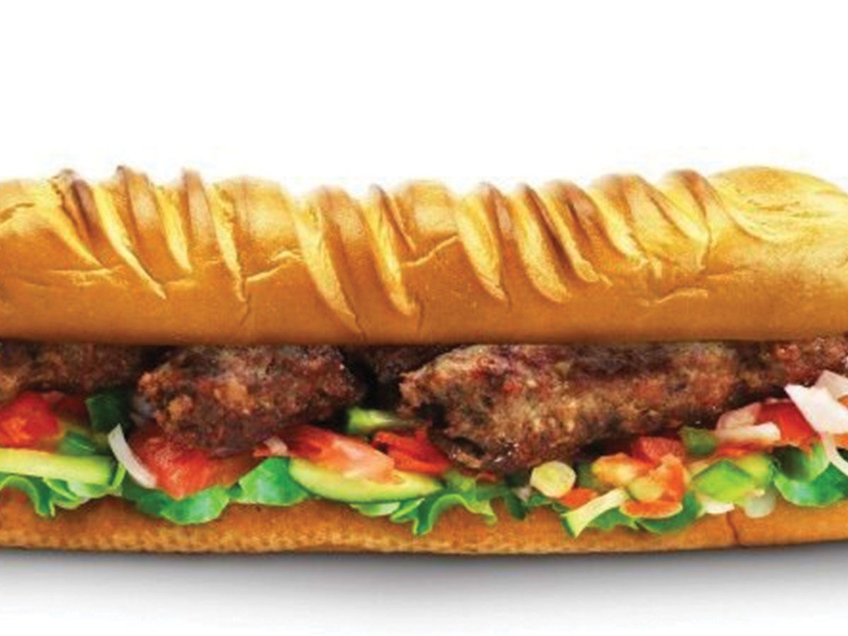 Elkhan kofta sandwich