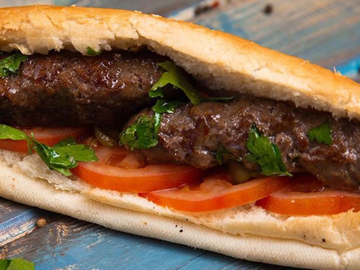 Grilled On Grill Kofta Sandwich