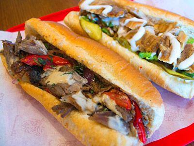 Classic Meat Shawerma Sandwich