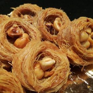 Konafa Asawer with Hazelnut