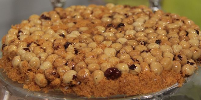 Konafa With Hazelnut