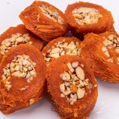 Kunafa Burmah with Hazelnuts