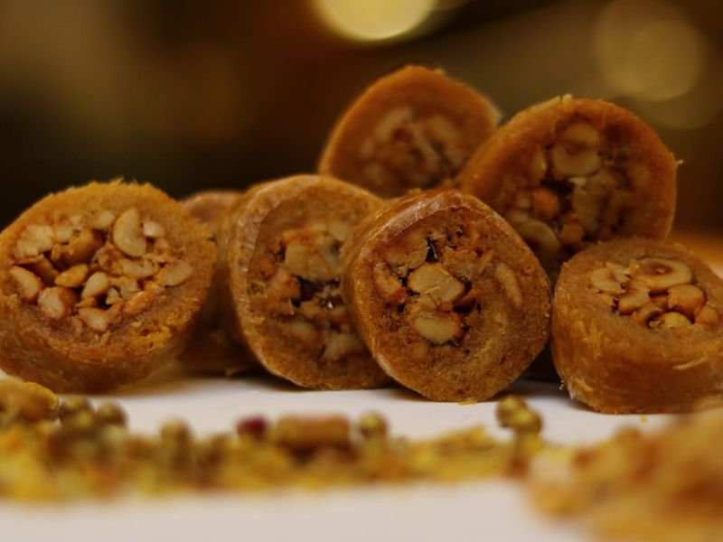 Kunafa Borma With Hazelnut