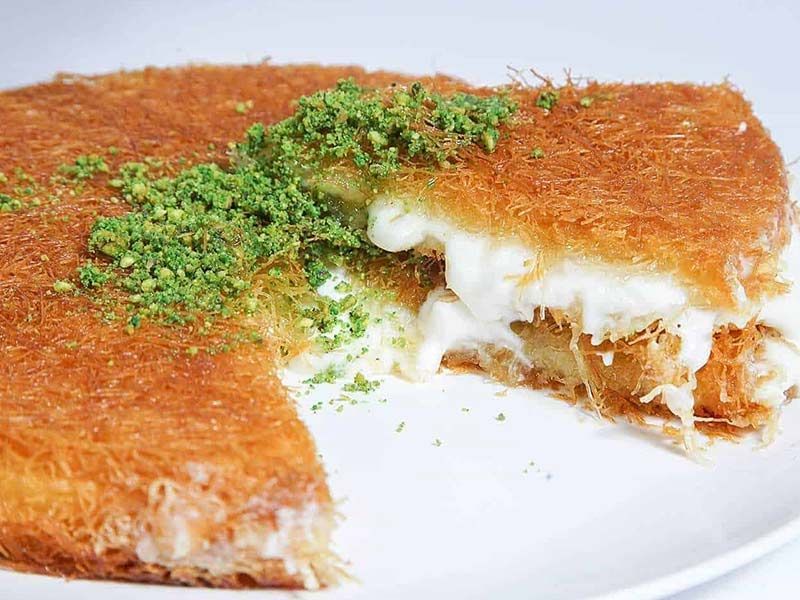 Kunafa Been Nareen with Cream