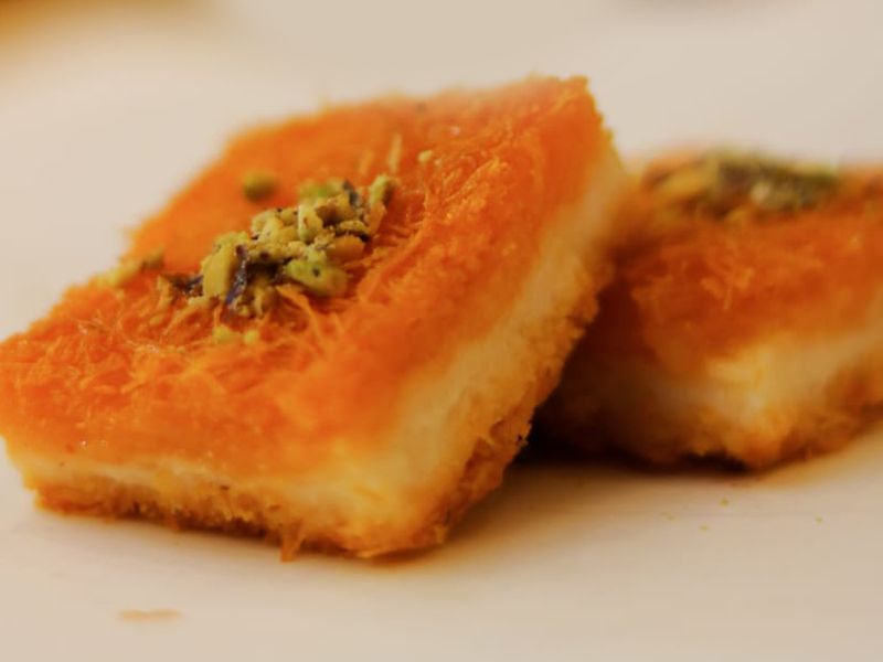 Kunafa With Cream