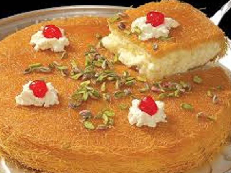 Konafa With Cream