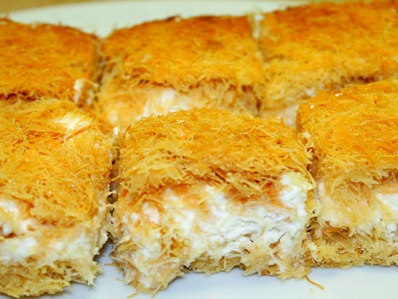 Konafa With Cream