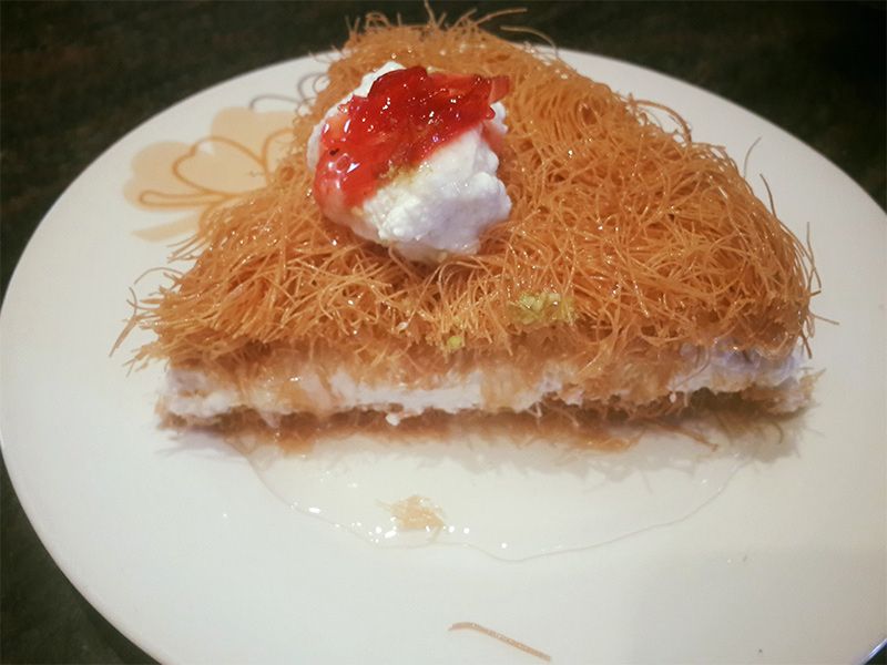 Konafa With Fruits