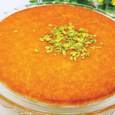 Kunafa with cream