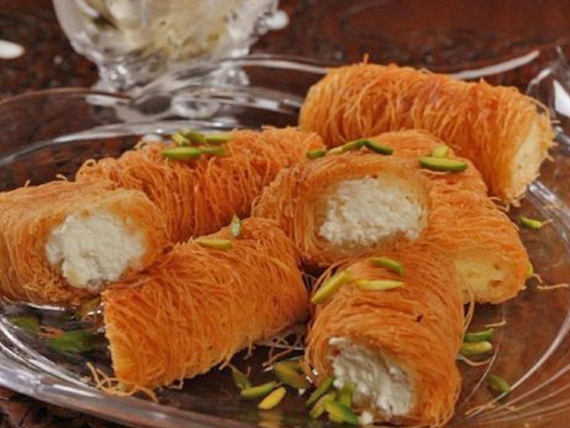 Konafa With Cream