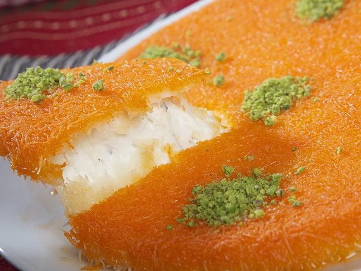 kunafa with cheese