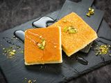 kunafa with cream