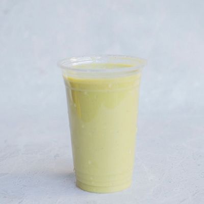 Large cup fresh cantaloupe juice