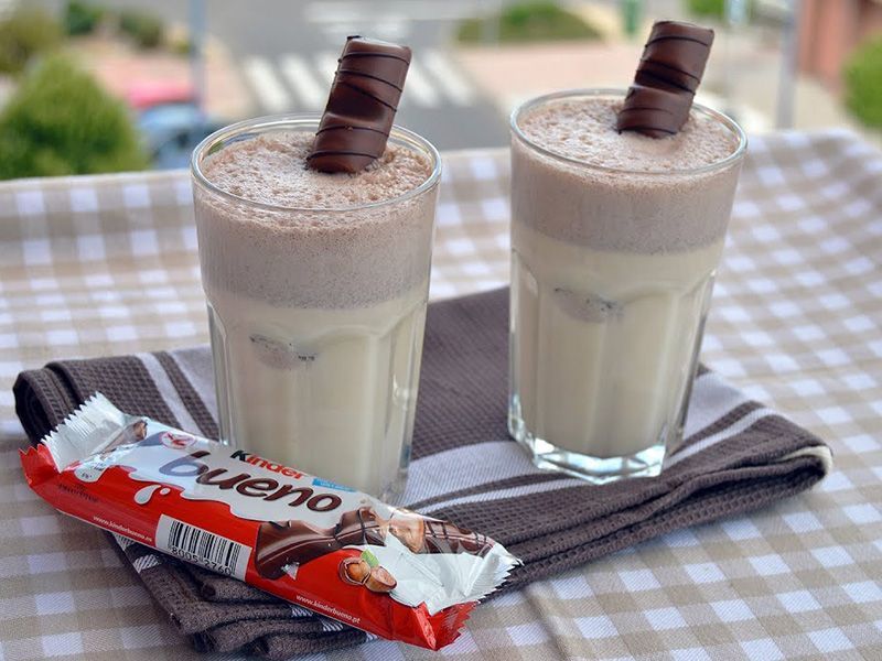 Kinder Chocolate Milkshake