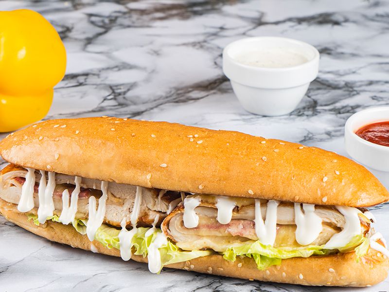 Chicken Cordon Bleu Sandwich