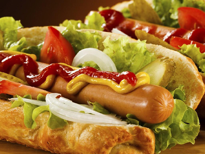 Corn Dog Sandwich
