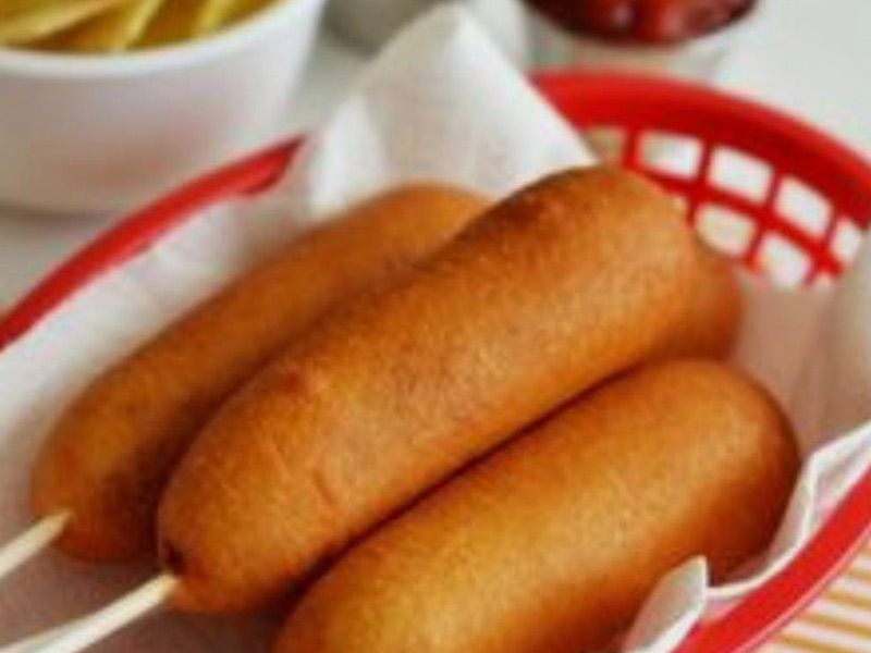 Hot Dog On Dough