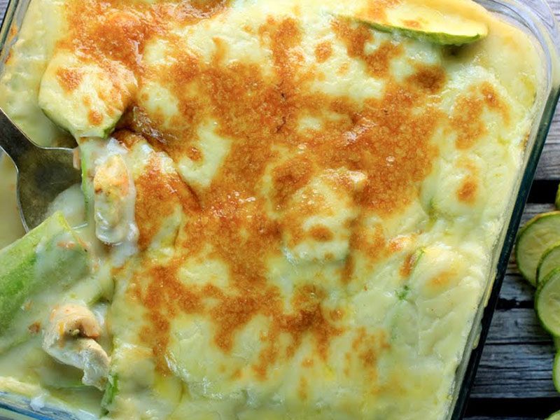 Bechamel Zucchini