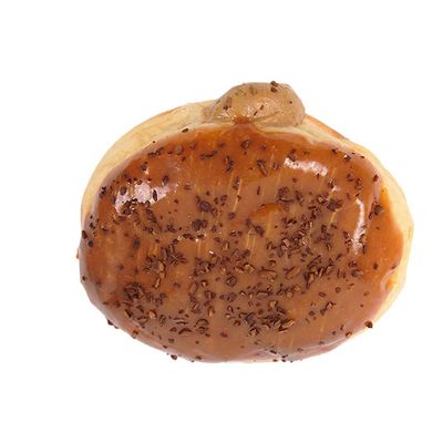 coffee caramel Donut with filling inside and outside