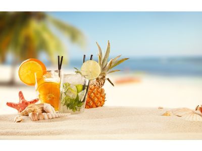 Tropical With Pineapple Cocktail