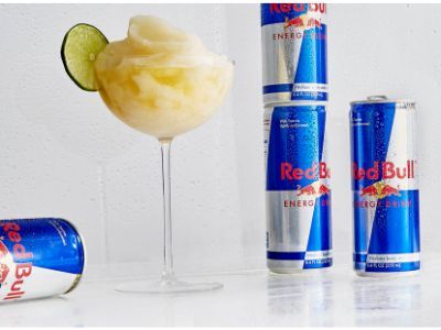 Red Bull With Ice Cream Cocktail