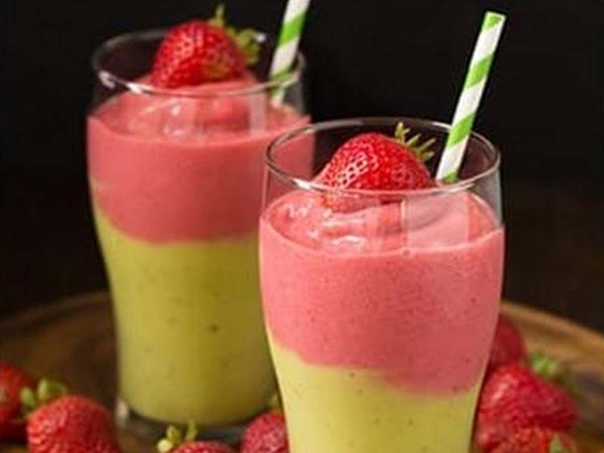 Strawberry and kiwi