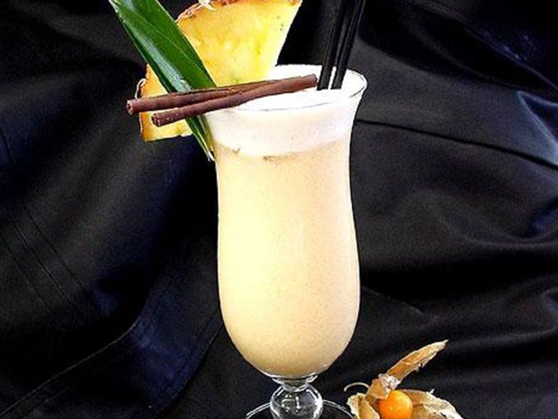 Peach Colada Cocktail