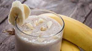 Banana And Cream Milk Cocktail