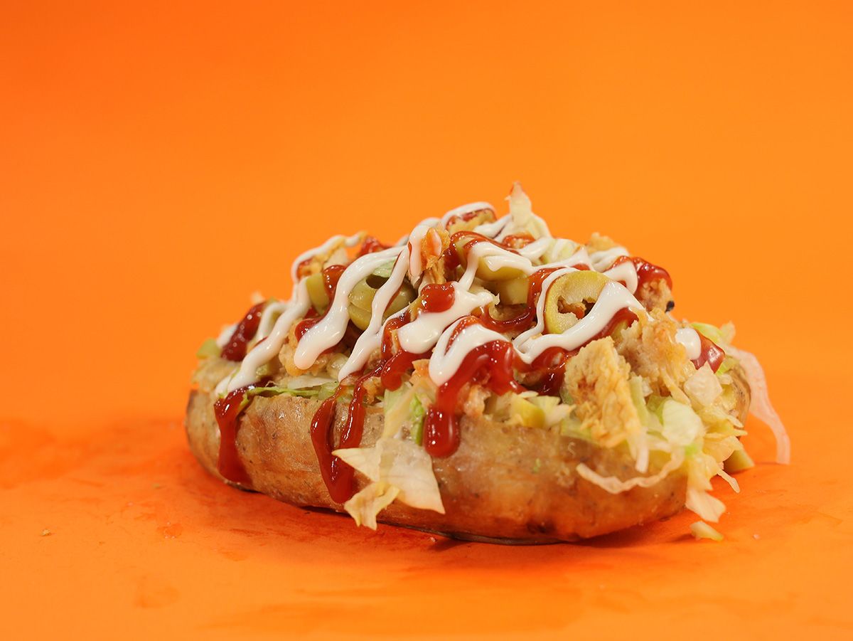 Crispy chicken Kumpir
