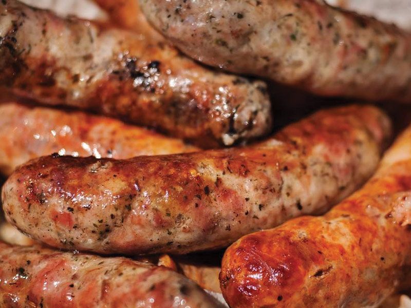 Charcoal Cooked Sausage Meal