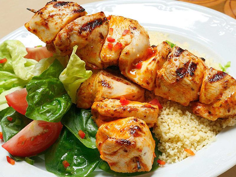 Grilled Shish Tawook