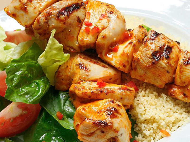 Grilled Shish Tawook