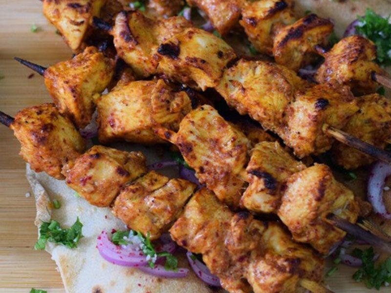 Grilled Shish Chicken