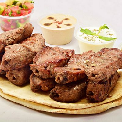kilo of lamb kebab