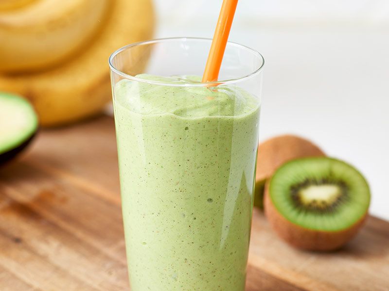 Kiwi With Banana Cocktail