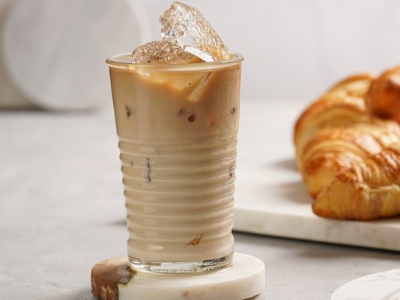 iced hazelnut latte